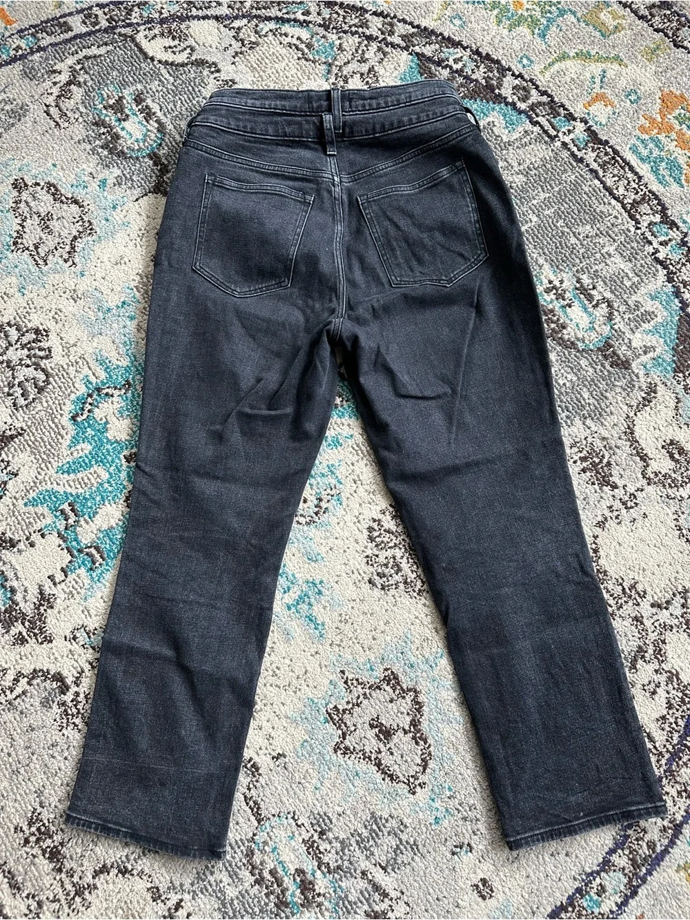 Abercrombie Curve Love Ankle Straight Ultra High Rise Black - 29 - Picture 2 of 4
